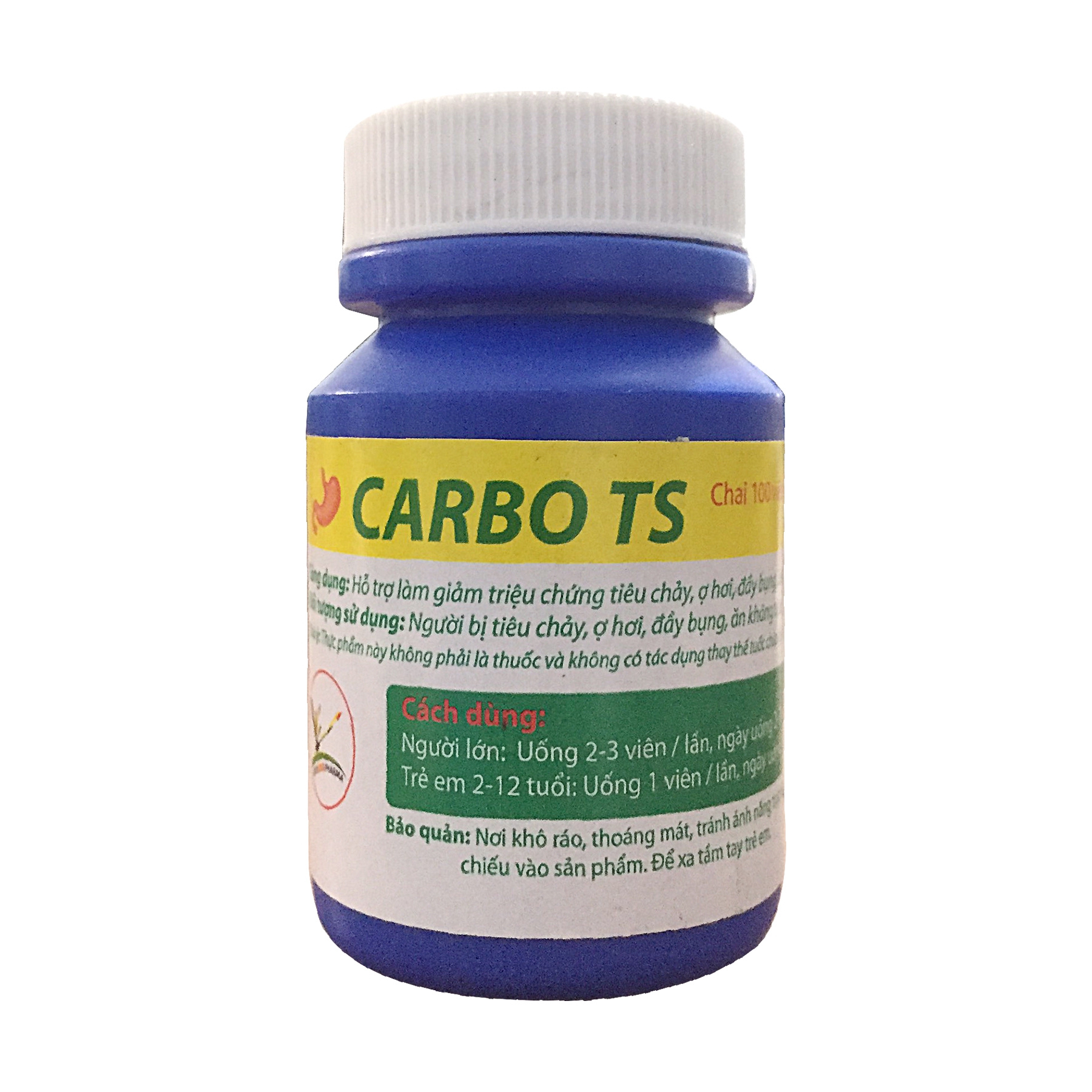 Thuốc hỗ trợ điều trị tiêu chảy CARBO TS