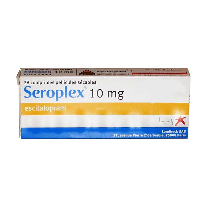 Seroplex 10mg Lundbeck, Hộp 2 vỉ x 14 viên