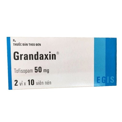 Thuốc hướng thần Grandaxin - Tofisopam 50mg, Hộp 20 viên