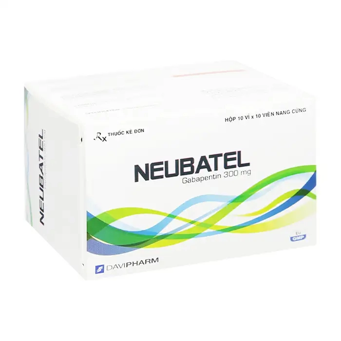 Neubatel 300mg DaviPharm 10 vỉ x 10 viên – Điều trị bệnh động kinh