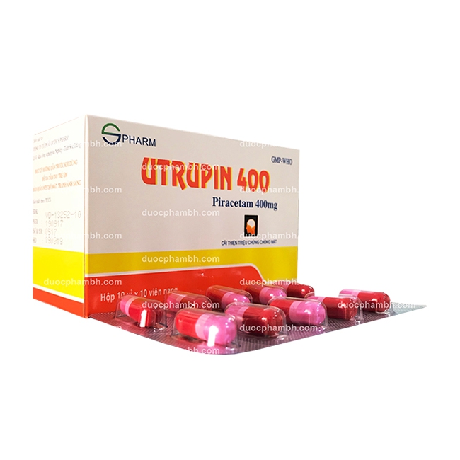 Thuốc hướng thần UTRUPIN 400 - Piracetam 400mg
