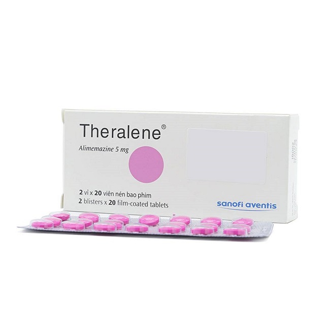 Thuốc kháng histamine Theralene 5 | Hộp 2 vỉ × 20 viên