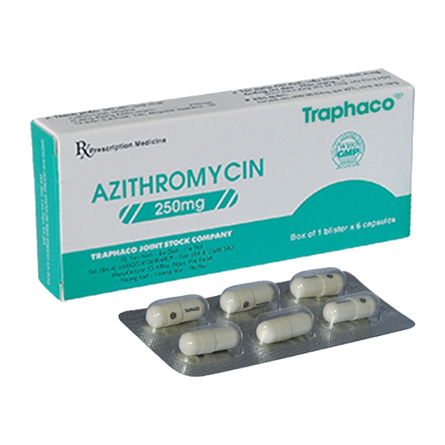 Thuốc kháng sinh AZITHROMYCIN