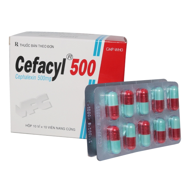 VPC Cefacyl 500, Hộp 100 viên