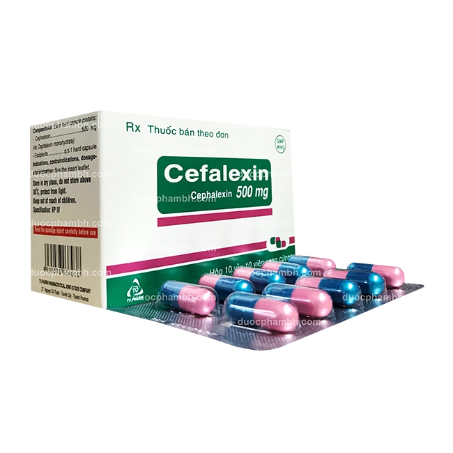 Thuốc kháng sinh CEFADROXIL - Cefalexin 500mg