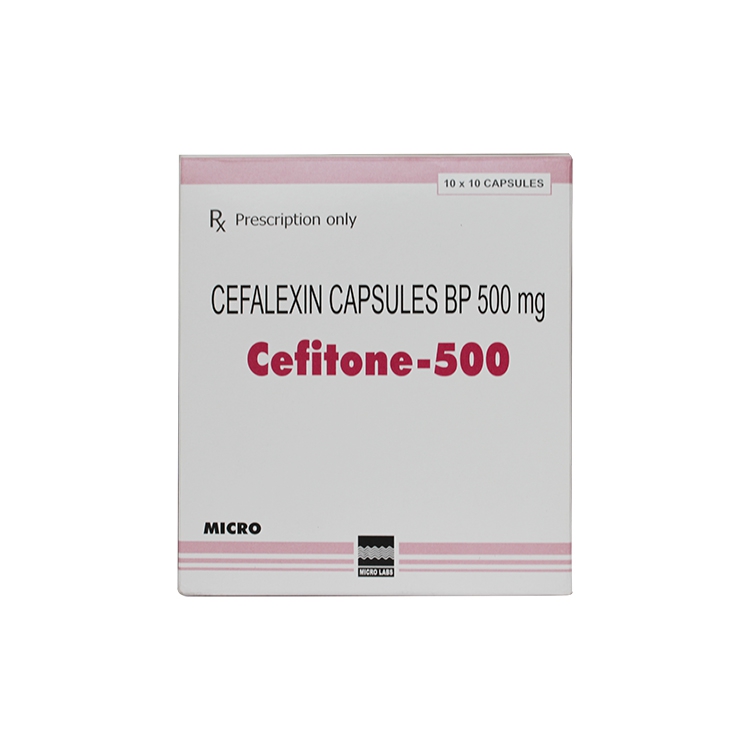 Thuốc kháng sinh CEFITONE - 500 Cefalexin 500mg | Micro India