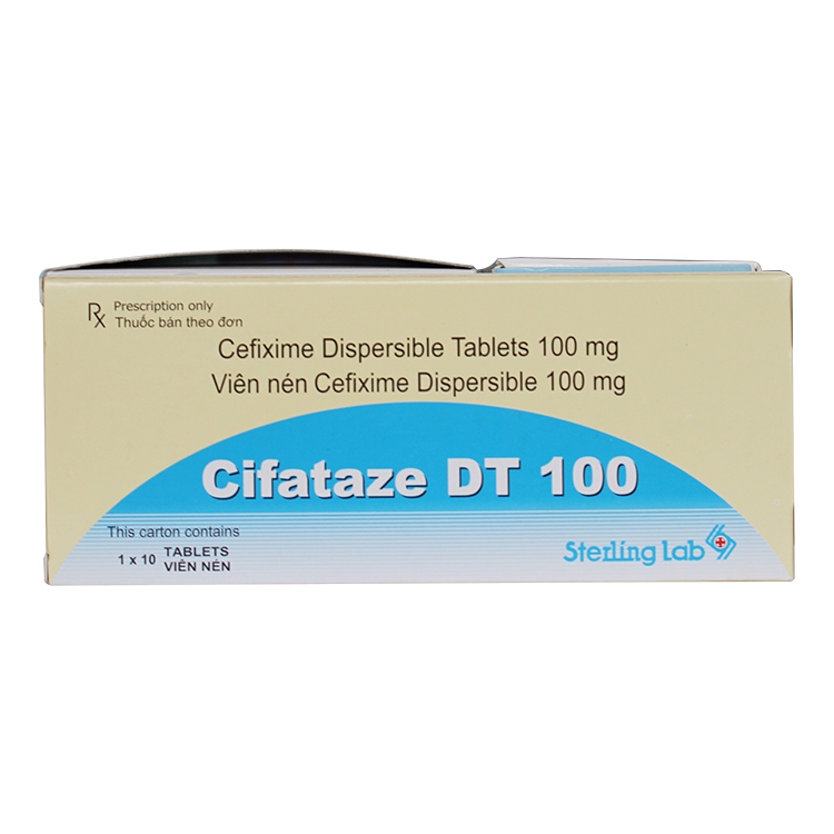 Thuốc kháng sinh CIFATAZE DT Cefixim 100mg | Sterling India