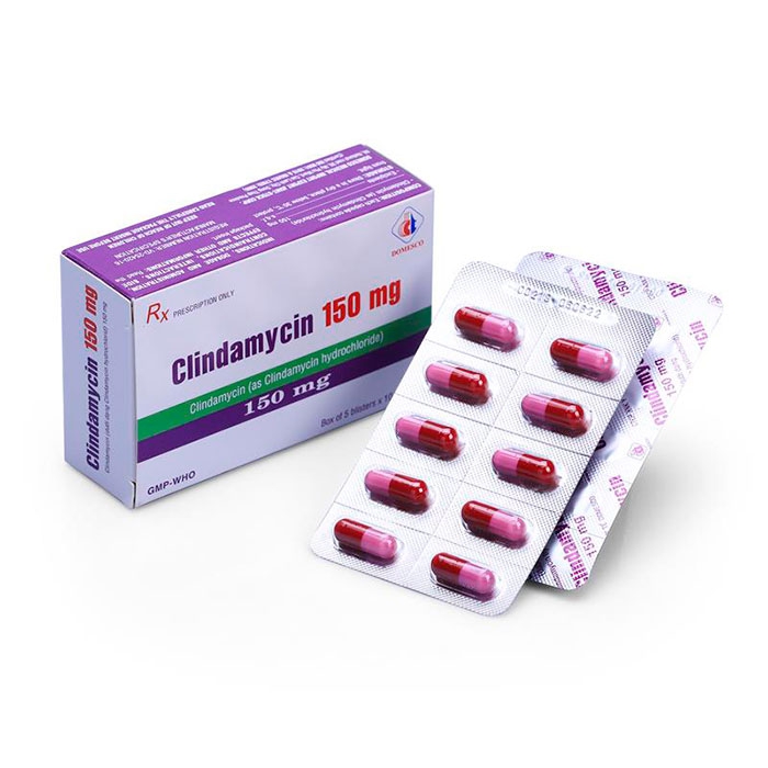 Thuốc kháng sinh Clindamycin 150mg Domesco