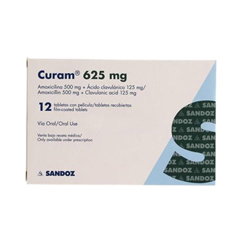 Thuốc kháng sinh Curam 625 | Hộp 80 viên
