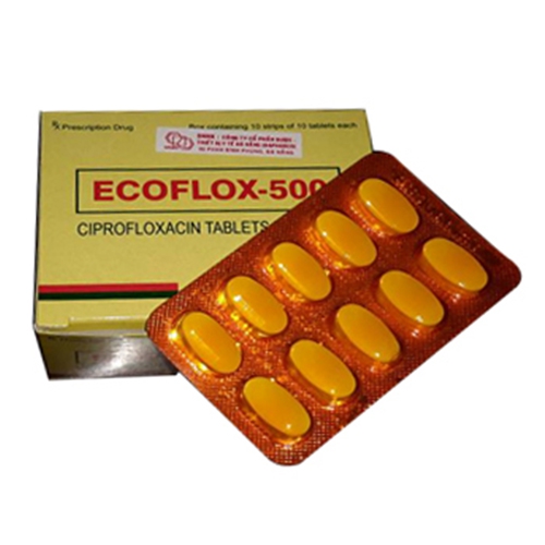 Thuốc kháng sinh Ecoflox 500mg Medley India, 100 viên