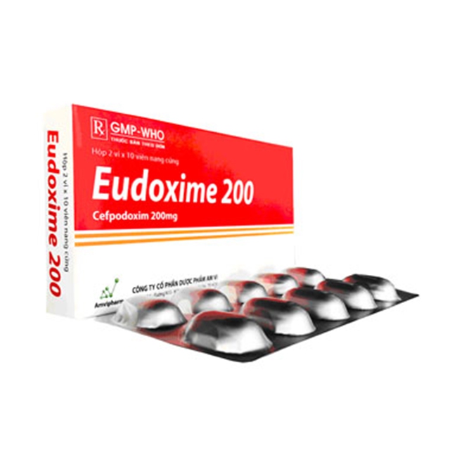 Thuốc kháng sinh EUDOXIME 200 - Cefpodoxim 200mg