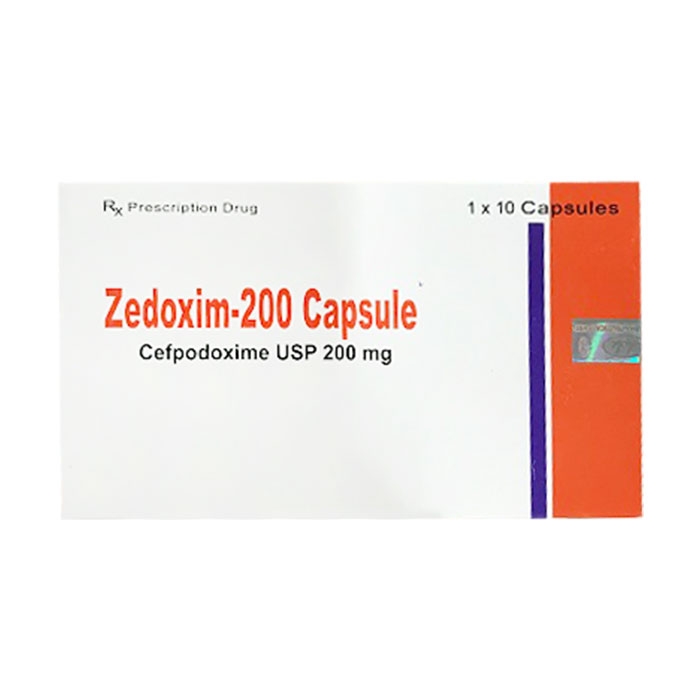Thuốc kháng sinh Globe Zedoxim 200mg