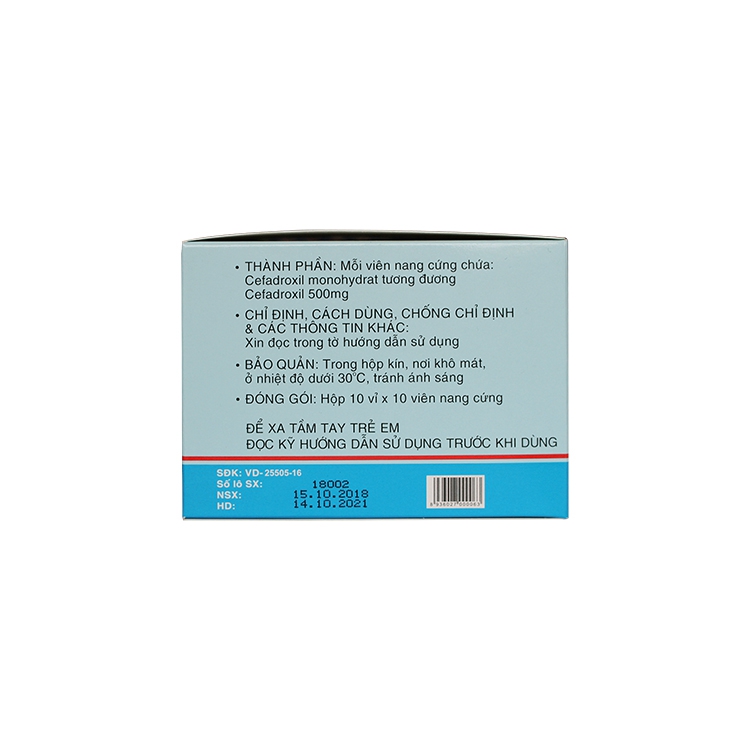 Thuốc kháng sinh Koprodoxil Cefadroxil 500mg | Philinter pharma