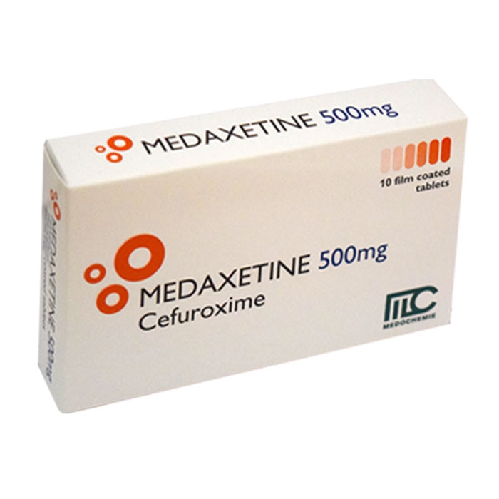 Thuốc kháng sinh Medaxetine 750mg, Hộp 10 viên