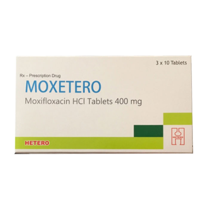 Thuốc kháng sinh Moxetero 400mg, Hộp 30 viên