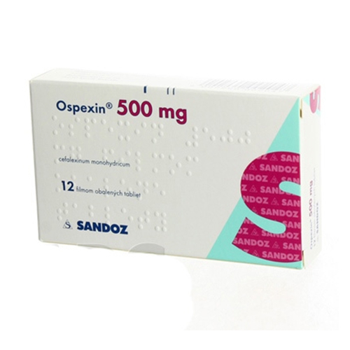 Thuốc kháng sinh Ospexin 500mg Sandoz, Hộp 100 viên