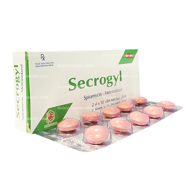 Thuốc kháng sinh SECROGYL - Spiramycin 750.000IU