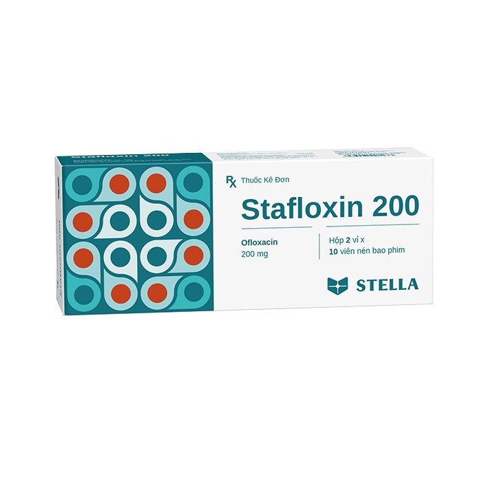 Thuốc kháng sinh Stella Stafloxin 200mg