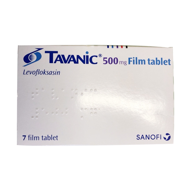 Thuốc kháng sinh TAVANIC 500mg, Hộp 7 viên