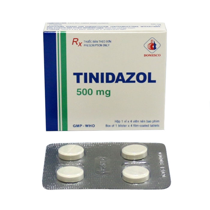 Thuốc kháng sinh Tinidazol 500mg Domesco
