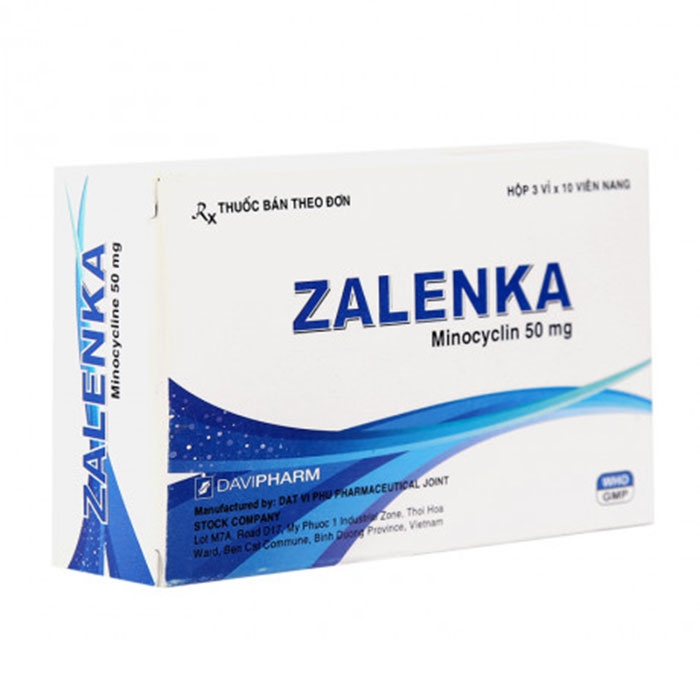 Thuốc kháng sinh Zalenka Minocyclin 50mg