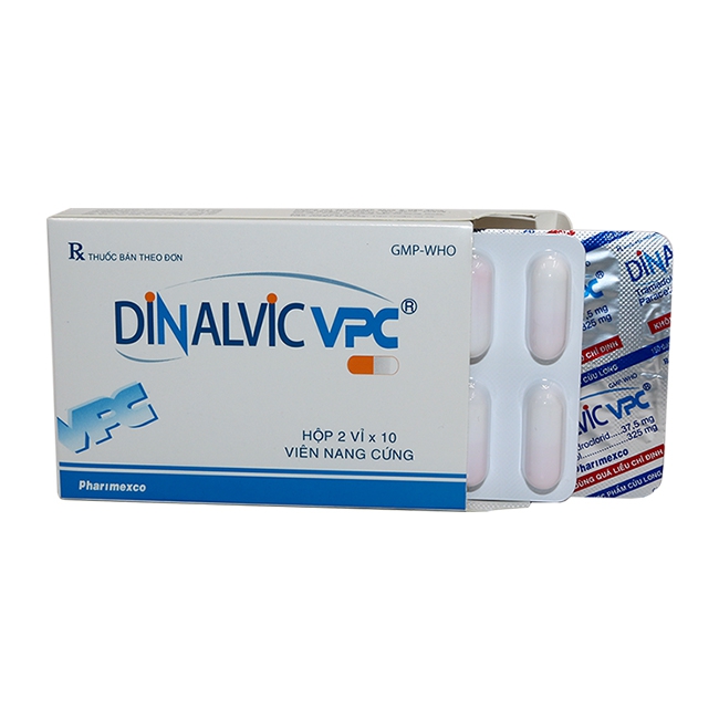 Dinalvic VPC, Hộp 20 viên