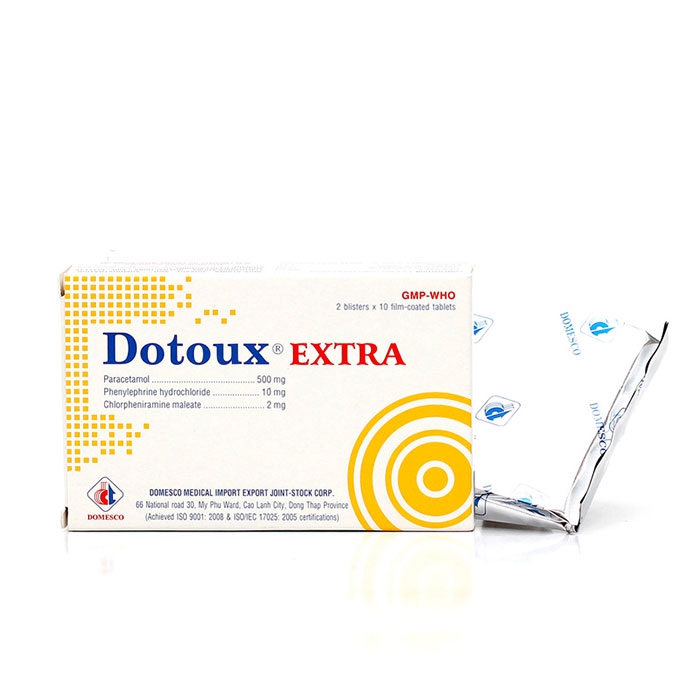 Thuốc kháng viêm Dotoux Extra 20 viên Domesco