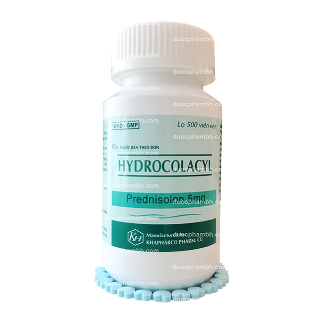 Thuốc kháng viêm HYDROCOLACYL - Prednisolon 5mg