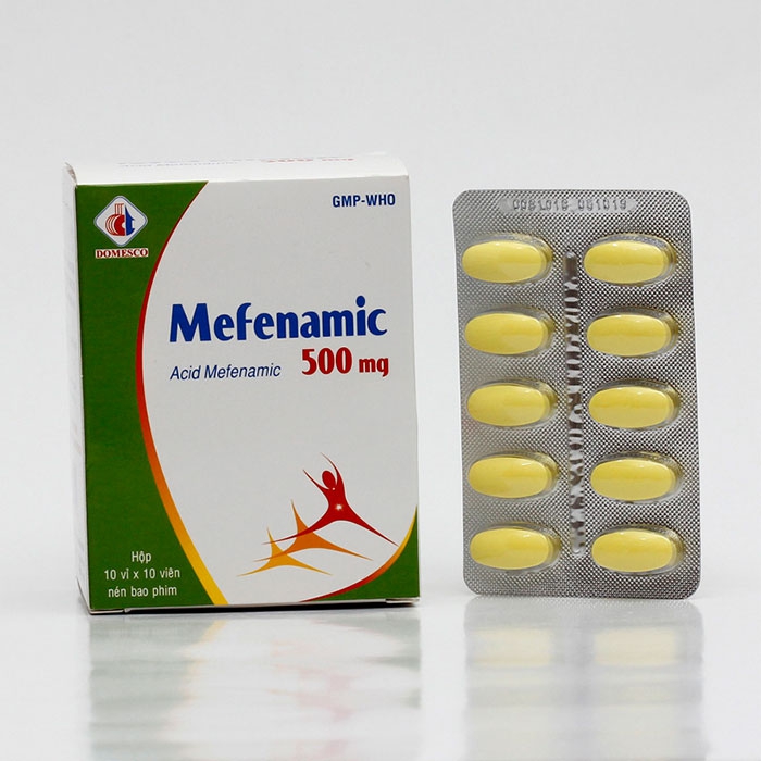 Thuốc kháng viêm Mefenamic 100 viên Domesco