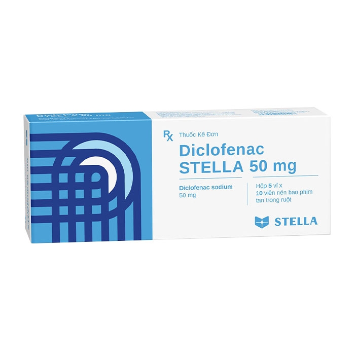 Thuốc kháng viêm Stella Diclofenac Stella 50mg