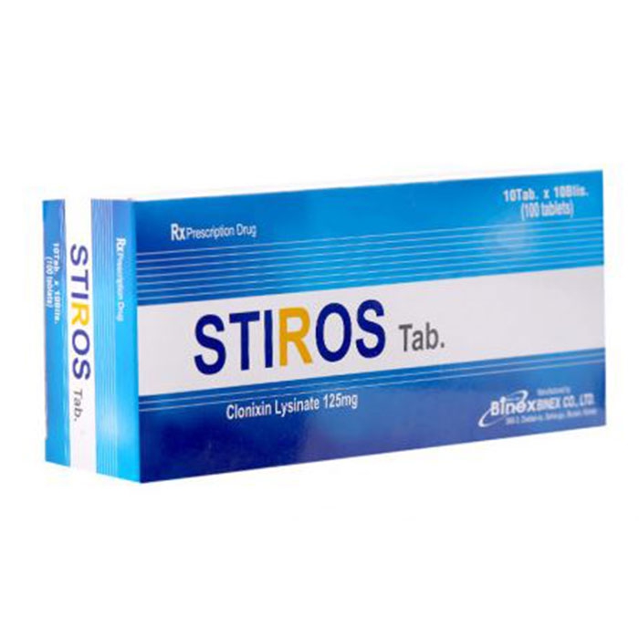 Thuốc kháng viêm Stiros 125mg, Hộp 100 viên