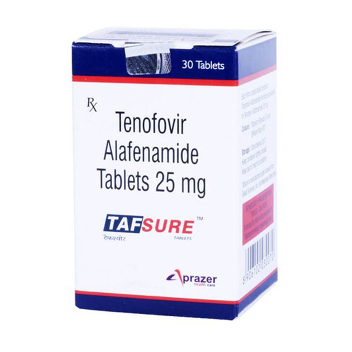 Thuốc kháng virus Aprazer Tafsure Tenofovir Alafenamide 25mg, Hộp 30 viên