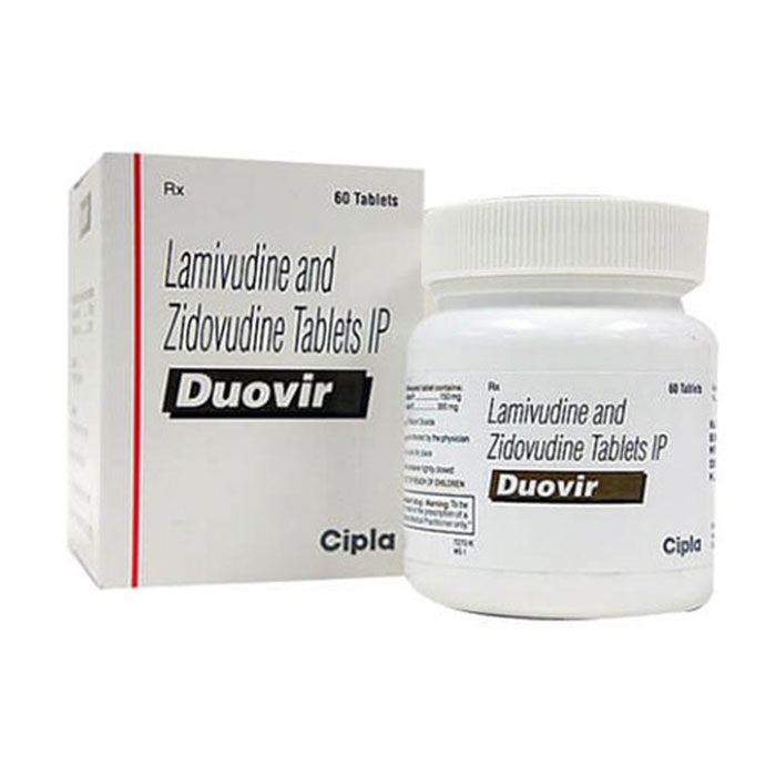 Thuốc kháng virus Cipla Duovir, Hộp 60 viên