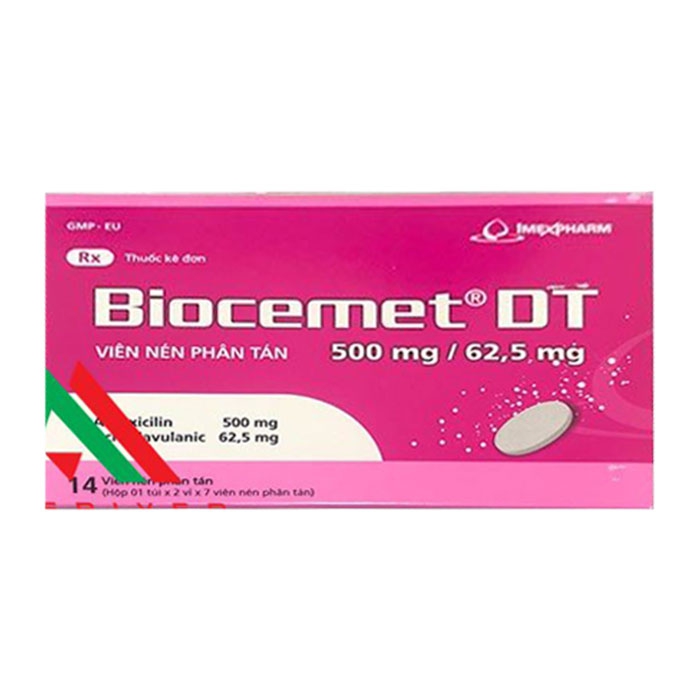 Thuốc kháng virus Imexpharm Biocemet DT 500mg/62.5mg