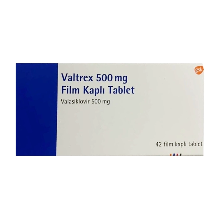 Thuốc kháng Virus Valtrex 500mg Valacyclovir 500mg, Hộp 42 viên