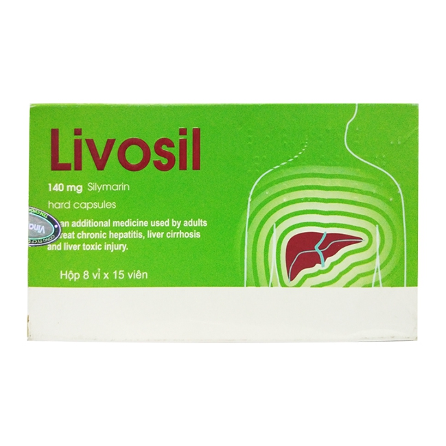 Thuốc Livosil 140mg, Silymarin 140mg, Hộp 120 viên