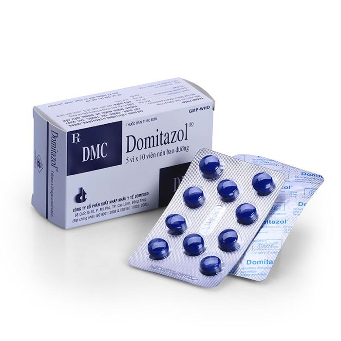 Thuốc lợi tiểu Domitazol 20mg/25mg/250mg Domesco