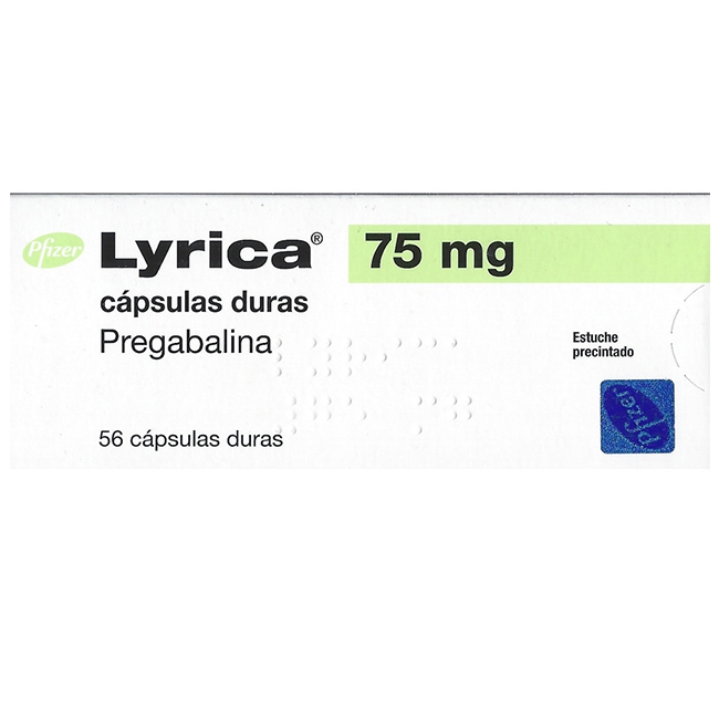 Thuốc Lyrica 75mg, Hộp 4 vỉ x 14 viên