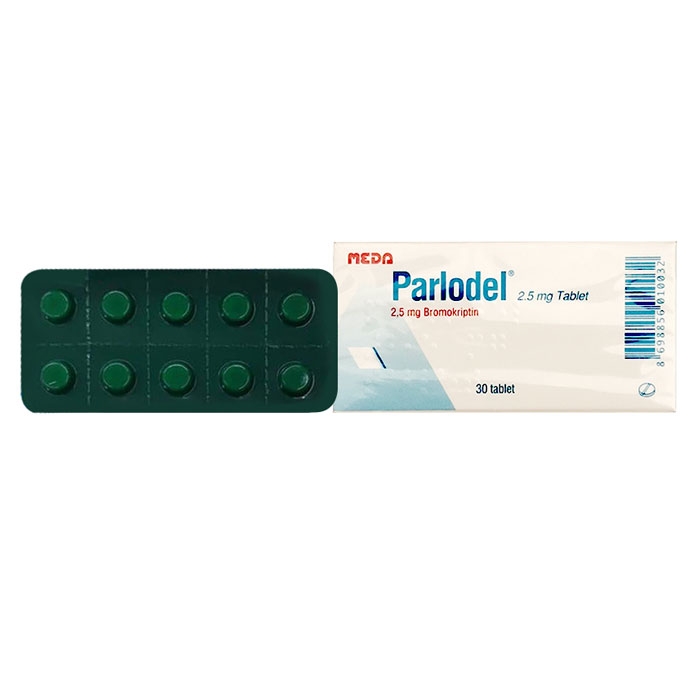 Thuốc Meda Parlodel 2.5mg, Hộp 30 viên