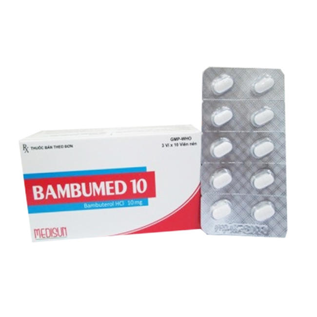 Thuốc  Medisun Bambumed 10mg, Hộp 30 viên