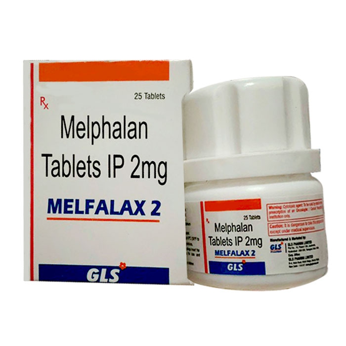 Thuốc ung thư vú Melphalan tablets IP 2mg lọ 25 viên