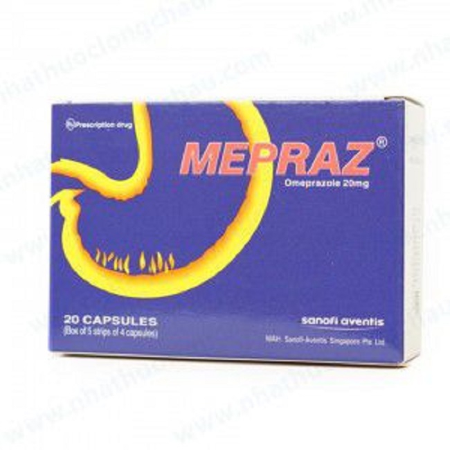 Thuốc Mepraz 20mg, Hộp 20 viên