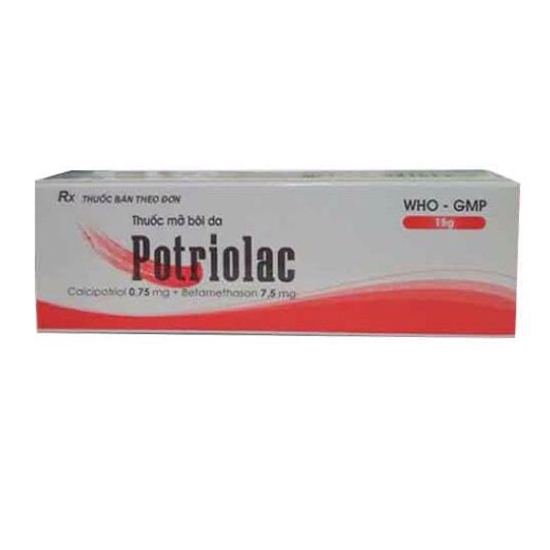 Thuốc mỡ bôi da Potriolac Gel | Hộp 1 tuýp 15g