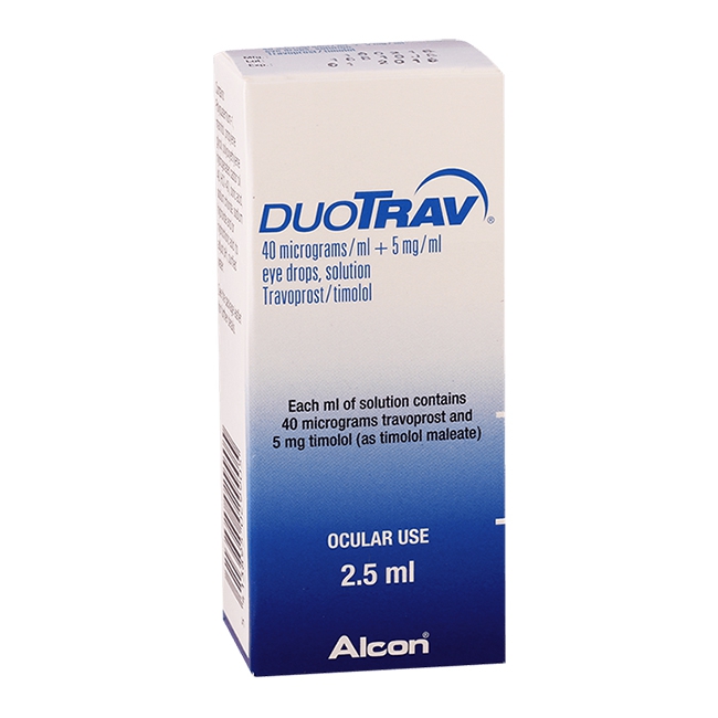 Thuốc nhỏ mắt Duotrav 2,5 ml