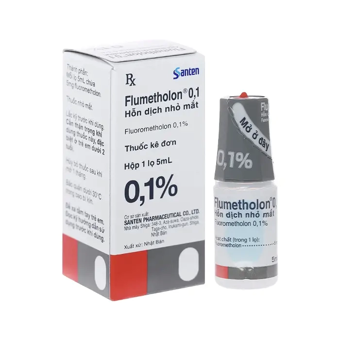 Thuốc nhỏ mắt Flumetholon 0.1% | Hộp 1 lọ 5ml