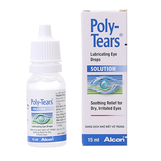 Thuốc nhỏ mắt trị khô mắt Polytears 15ml