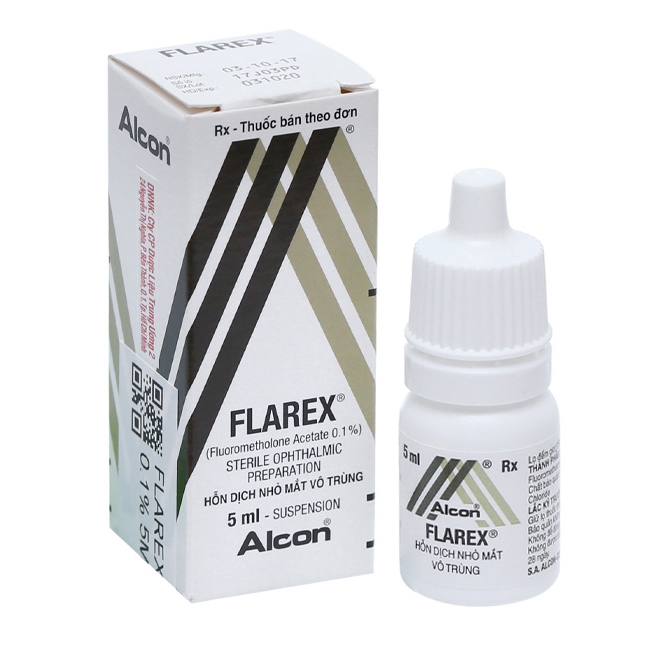 Thuốc nhỏ mắt trị viêm mắt Flarex 5ml | Hộp 1 lọ 5 ml