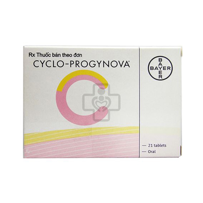 Thuốc nội tiết tố nữ Cyclo-Progynova 2 mg