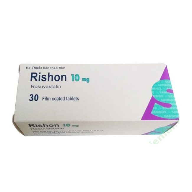 Thuốc Rishon 10mg, Hộp 30 viên