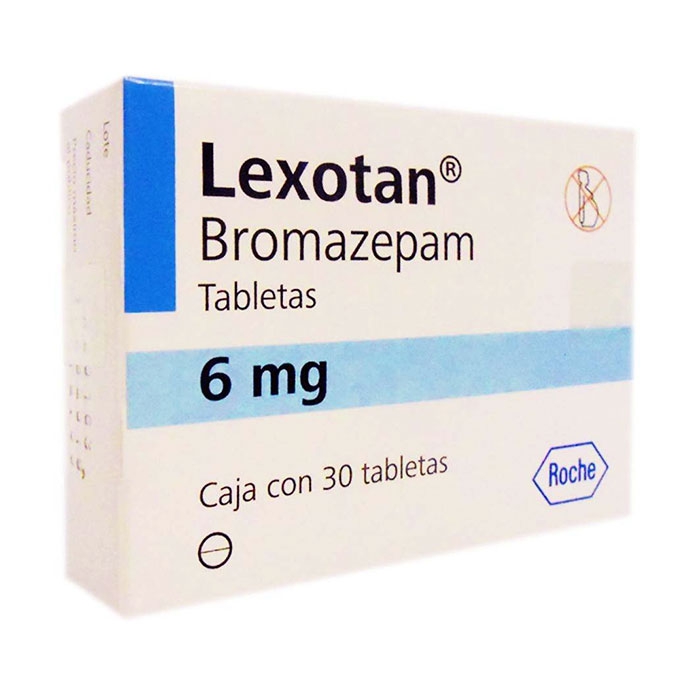 Thuốc Roche Lexotan Bromazepam 6mg, Hộp 30 viên